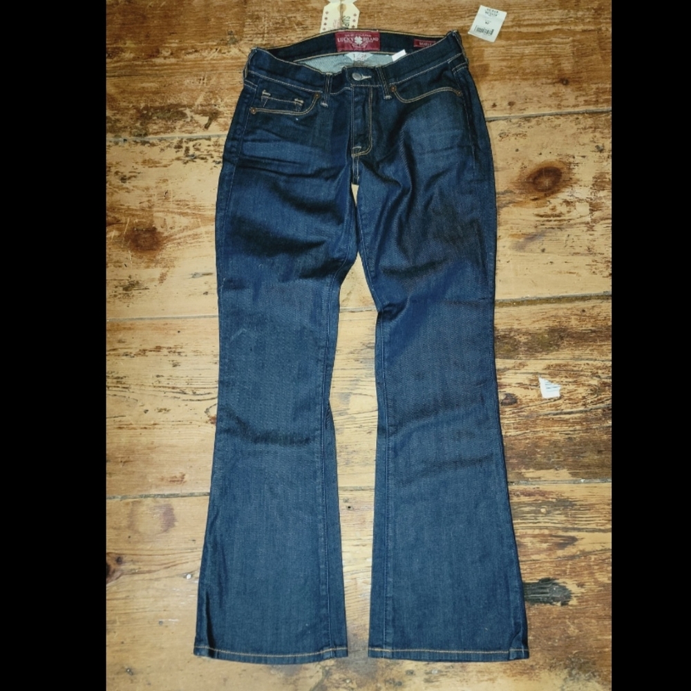 Lucky Brand Women's SOPHIA Dark Indigo Bootcut Jeans Sz 26 2 Nwt